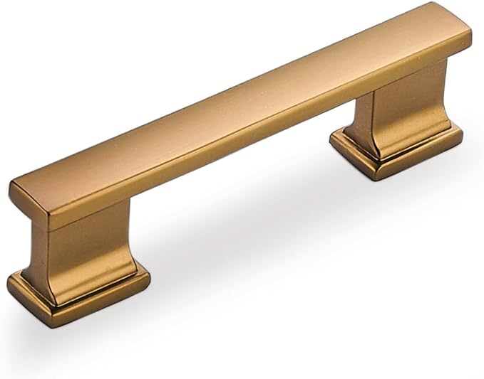 10 Pack 4 Inch Length|3 Inch(76mm) Hole Center Champagne Bronze Kitchen Cabinet Handles, Cabinet Pulls Kitchen Cabinet Hardware, Cupboard Pulls, Drawer Handles