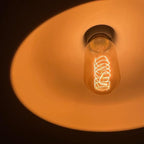 T45 Edison Bulbs, 40 Watt Dimmable, 2700K Warm White, E26/E27 Base Incandescent, 110-130V, Squirrel Cage Filament, Vintage Decor for Pendant Lights, Vanity Fixtures, and Decorative Lighting, 4-Pack