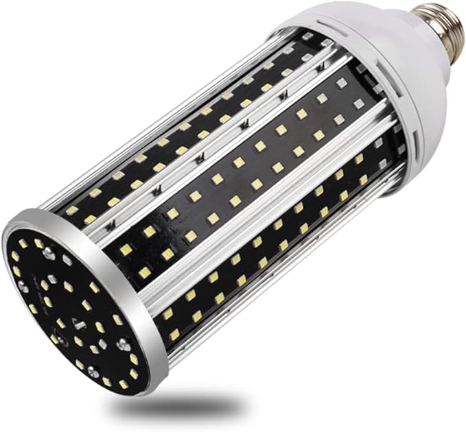 Intpro LED Light Bulb,80W LED Corn Light Bulb Lamp 8000LM E26/E27 5000K 85V~265V Super Bright Cob Light LED Garage Lights for Basement barn Workshop Warehouse Factory Porch Backyard High Bay Street