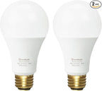 GoodBulb LED A21 3-Way Light Bulbs 5/9.5/16 Watt (40/60/120 Watt Equivalent) E26 Base Daylight 5000K EcoSmart Lights High Output 450/800/1600 Lumens 2 Pack