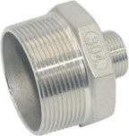 2" x 3/4" Male Threaded Reducing Nipple Fitting/Adapter,Stainless Steel SS304 NPT Pipe Hex Reducer