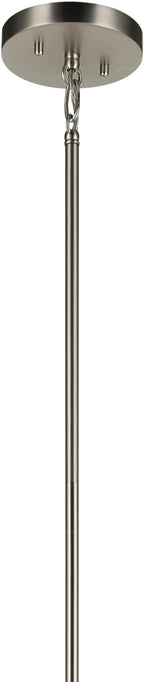 Kichler Madden 43" 8 XL Light Foyer Pendant in Brushed Nickel, Soft Modern Fixture, for Foyer, Over Large or Dining Room Table, (43" x 24.25"), 52724NI