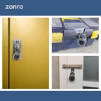 ZonRo Locks Combination Padlock, Fixed Dial Combination Padlock 24 Pack,3 Digit Code Standard Dial Combination, 2 in Wide. 3 in Height, Black Turntable, Lock for Gym & Locker, School, Toolbox