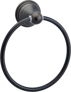 Amazon Basics AB-BR817-OR Variety Pack Modern Bathroom Accessories Towel Holder, 5 Piece, Oil Rubbed Bronze