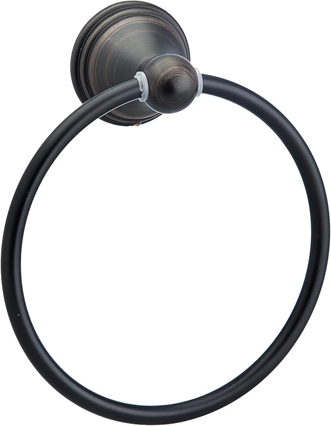 Amazon Basics AB-BR817-OR Variety Pack Modern Bathroom Accessories Towel Holder, 5 Piece, Oil Rubbed Bronze