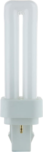 Sunlite 40541 PLD13/SP41K/10PK Double Twin Tube Compact Fluorescent Lamp, PLD 2-Pin, 13 Watts, 660 Lumens, 4100K Cool White, 2-Pin (GX23-2) Base, 10 Pack