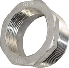 2" Male NPT to 1-1/2" Female NPT Female Reducing/Reducer Bushing Pipe Fitting,Adapter,Stainless Steel SS 304 Hex Bushing…