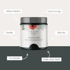 Country Chic All-in-One Chalk Paint for Furniture, Cabinets, Home Decor, Eco-Friendly, Matte Finish, Built-In Primer & Top Coat for Wood, Metal - Envious (Green) - Pint 16 oz (475 ml)