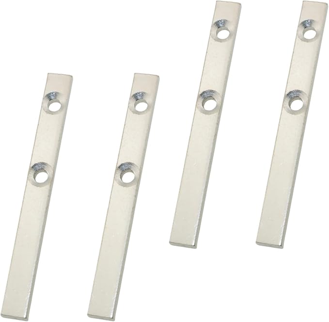 4PCS Metal Helical Balance Pivot Bar 76x8x4mm Tilt Window Dressing Hardware Accessories Decorative Fitting