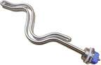 DERNORD 240V 4500W Immersion Ripple Foldback Brewing Water Tubular Heater Element with 1 Inch NPSM Thread White
