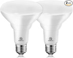 Energetic BR30 LED Recessed Light Bulb, 9W=75W, 2700K Soft White, 900LM, Dimmable Ceiling Flood Light Bulb for Cans, CRI80+, 2Pack