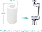 5Pcs Filter Elements, for 1080°Swivel Faucet Aerator Extension with Filter