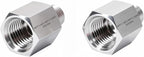 2 pieces Npt1/4 Female to Npt1/8 Male Reducer,1/8-1/4Water pipe Adapter, Fabricate of 304 Stainless Steel