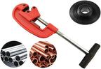 Heavy Duty 1/8-2" Pipe Cutter - Sharp rigid pipe cutter cuts galvanized, copper, and iron pipes - Includes additional blades