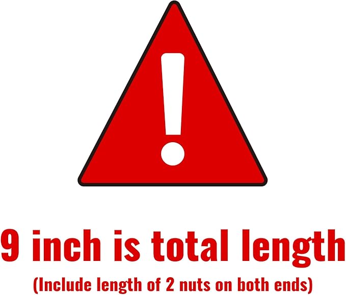 SUNGATOR 9'' Toilet Water Supply Line, 7/8" Ballcock x 3/8" Compression Toilet Hose Connector, 9 Inch Braided Stainless Steel Water Supply Line with 1 Wrench and Sealing Tape (1 Pack)