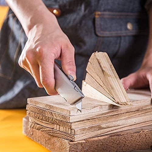 DIYSELF Utility Knife, 20 Pack Heavy Duty Box Cutter Retractable, Box Cutter Knife, Box Opener, Cardboard Cutter, Utility Knives for Garage, Home and Office, Box Cutters for Daily Use (Silver)