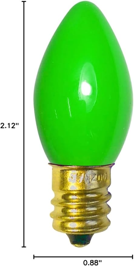 Brite Star 44-334-00 (4 Pack Green C7 Replacement Bulbs