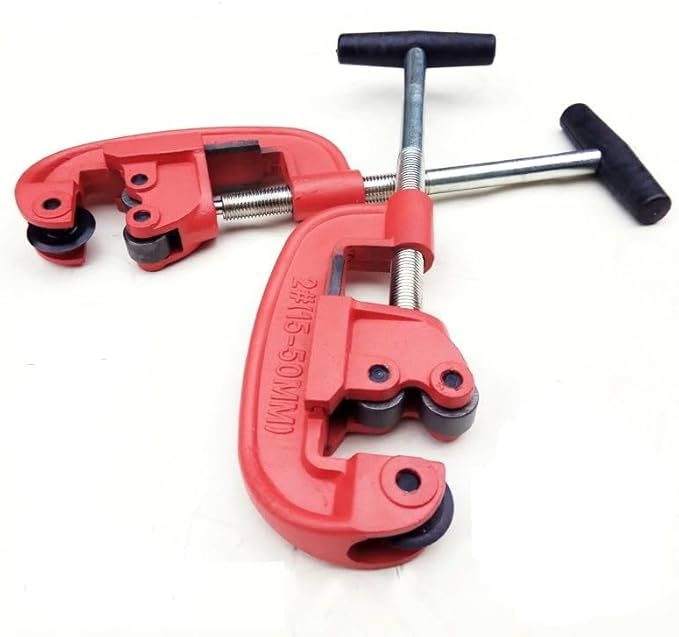 Heavy Duty 1/8-2" Pipe Cutter - Sharp rigid pipe cutter cuts galvanized, copper, and iron pipes - Includes additional blades