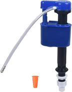 Toilet Fill Valve Replacement Kit, Toilet Fill Valve with G3/4 Connector, Includes G1/2 Adapter and Refill Tube, Compatible with TOTO WC Tank Repair Parts