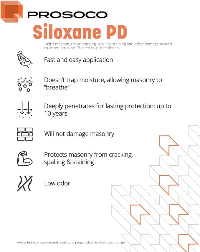 PROSOCO Sure Klean Weather Seal Siloxane PD - Great Water-Based Brick Sealer