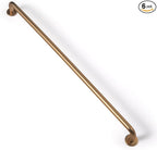 Goo-Ki 6 Pack Champagne Copper Cabinet Drawer Pulls Kitchen Hardware - 12.6"(320mm) c-c Bar Pull Dresser Handles for Cupboard Bathroom Closet Wardrobe