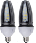 GoodBulb 20-Watt Acorn Light Retrofit LED Light Bulb High Output 2600 Lumens E26 Base Adapter 5000K Daylight White Light Color Car Dealership Lighting