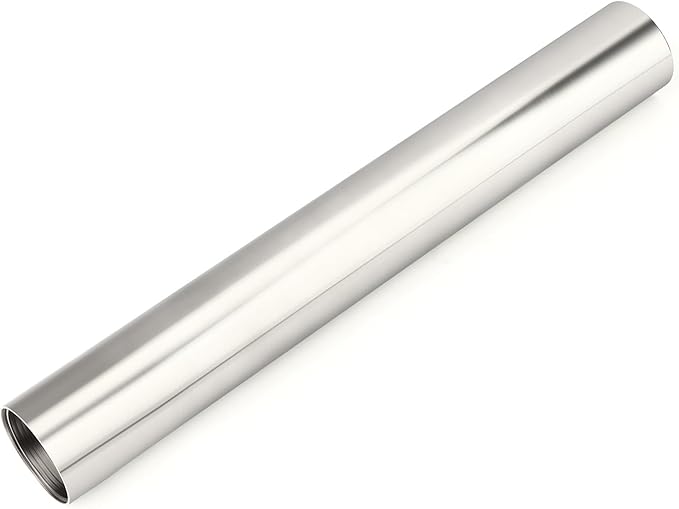 TAISHER 1PCS Stainless Steel Pipe Fittings, 2" NPT Female x 2" NPT Female Threaded, 12" Length Nipple Cast Pipe