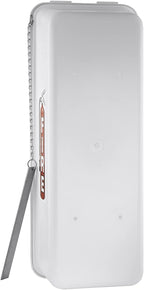 Fire Extinguisher Cabinet Fire Extinguisher Box Outdoor Fire Cabinet Mounted Fire Extinguisher Cabinet Fire Extinguisher Cover (White with Breaker Bar Attachment, Rx350, Plastic, 20 Pounds, 5, AKA1)