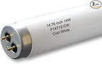 Valoisa F14T12/CW 14W 14 3/4 Inch T12 4100K Linear Fluorescent Light Bulb,14 Watts, G13 Medium Base,T12 Tube,14 3/4" MOL,1.5" Dia,4100K Cool White,3Pack