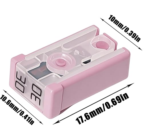 28 Pcs 15A 20A 25A 30A 40A 50A 60A 32V Mini Slotted Automotive MCASE Shaped Cartridge Fuse Kit