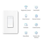 TP-Link Tapo Smart Dimmer Switch, Single Pole, Neutral Wire Required, 2.4GHz Wi-Fi Light Switch Compatible with Alexa and Google Home, UL Certified, No Hub Required, White (Tapo S500D)