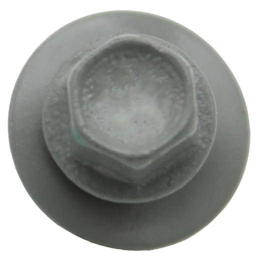 #14 Metal ROOFING SCREWS: (250) Screws x 1-1/2" LIGHT GRAY Hex Washer Head Sheet Metal Roof Screw. Self starting/tapping EPDM washer. Colored head for corrugated roofing