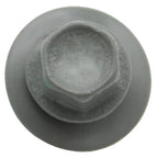 #14 Metal ROOFING SCREWS: (250) Screws x 1-1/2" LIGHT GRAY Hex Washer Head Sheet Metal Roof Screw. Self starting/tapping EPDM washer. Colored head for corrugated roofing