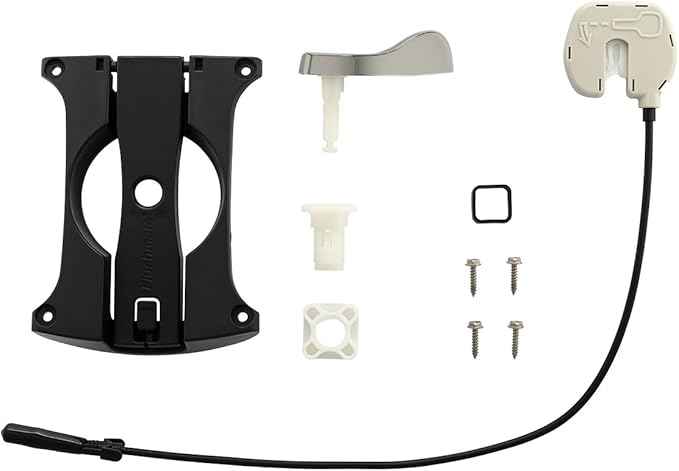 FLUSHMATE AP300503-SN Universal Handle Replacement Kit for 503, 503H & 503UH Series - LH or RH Satin Nickel Handle Included, ADA Compliant, Quiet Operation, Ideal for Residential & Commercial Use