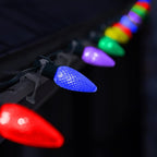 HLO Lighting Set of 500 Yellow C9 Faceted LED Christmas Light Bulbs for Indoor & Outdoor Use | Durable Replacement Bulbs