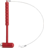 PRO&Family Fire Extinguisher Cabinet Fire Extinguisher Box Outdoor Fire Cabinet Mounted Fire Extinguisher Cabinet Fire Extinguisher Cover (4, Red with Breaker Bar Attachment, 20 lb)