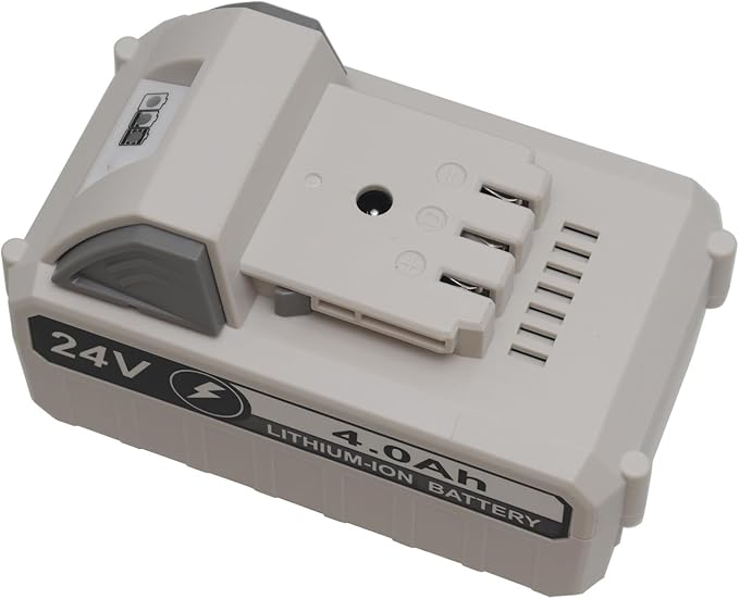 Replacement 4.0Ah 24V Lithium Battery for Snow Jo Sun Jo 24V Series Cordless Power Tools, Compatible with Snow Jo 24VBAT-LTX 24VBAT-LTW 24VBAT-LTE 24VBAT 24V-X2-SB18 24VBAT-XR