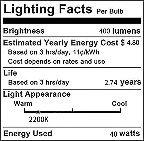 E26 40W Vintage Light Bulb T9/T185 Antique Filament Lamp T10/T30 Long Tubular Bulb Retro Amber Incandescent Light for Chandelier Pendant Industrial Hanging Light 2200K Warm White AC 110V Pack of 4