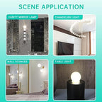 AMDTU Vintage Edison LED Bulb 60W E26 Standard Base 4000K bright White Dimmable G45 Globe 60 watt Round Neutral White Glow Lightbulb Provides a Bright Ambiance Ideal for Room