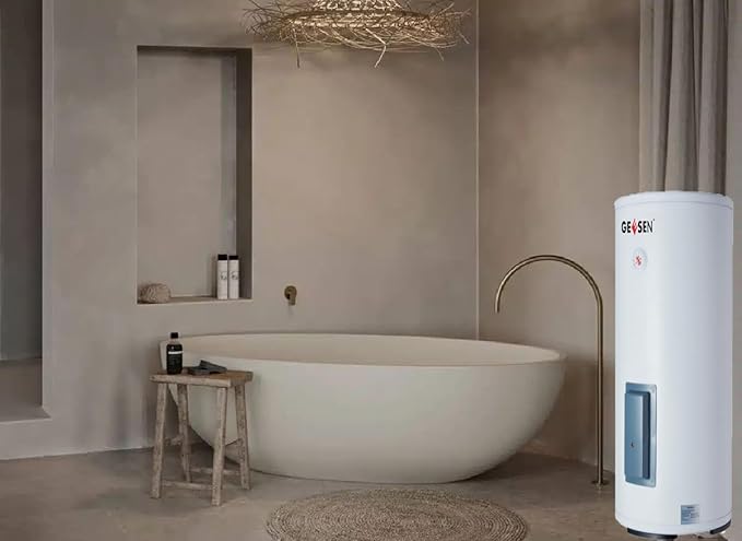 Electric Water Heater, Us Plug Point of Use Instant Hot Water Heater, Larger Storage, Indoor Endless Water Shower with Compact Design (100L)