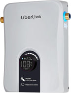 Electric Tankless Water Heater, 11kW 240V on Demand Instant Endless Electric Hot Water Heater for Residential Whole House Shower, Self-Modulating LED Display Knob Control, CSA Certified, Space Saving