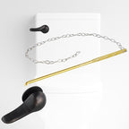 iFealClear Universal Metal Toilet Handle Replacement Kit, Front Mount Toilet Tank Flush Lever with Stainless Steel Chain, Fits Most Toilets, Oil Rubbed Bronze