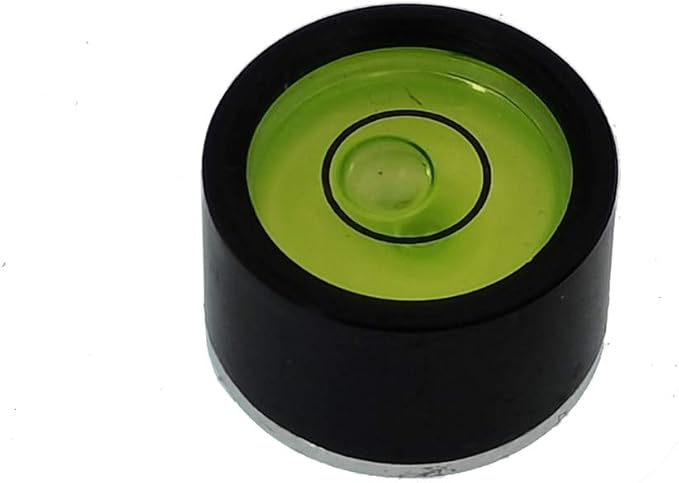 GPS RTK level, centering rod, carbon fiber horizontal bubble accessories with screw holes (18x11.5mm black green)