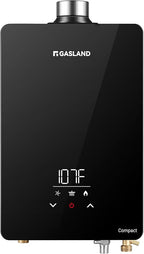 GASLAND Compact Propane Tankless Water Heater Indoor, Up to 4.22 GPM 102,000 BTU On-Demand Instant Hot Water Heater, Extremely Compact, Ultra Quiet, More Stable Temp for Residential Use, CG422LP