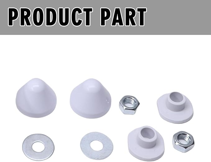 Wall Hung Toilet Gasket and Connector Set Compatible with Geberit 152.404.46.1/240.752.11.1-Includes Drain Pipe,Flush Pipe,Nuts,Washers,Installation Kit Bowl Replacement