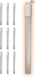 GoodBulb 48-Inch T8 LED Light Bulbs 15-Watt, 5000K Daylight White Color, 1950-Lumens, Type A+B with Medium Bi-Pin Base (Pack of 10 Bulbs)