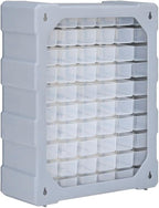 vidaXL Multi-Drawer Organizer with 60 Drawers, Workshop Tool Organizer, Storage Box Unit for Storing Craft Nail Bolt Screw, Drawer Cabinet