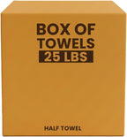 Premium Terry Towels for Cleaning - 600 lbs Pallet - 24x25 lbs. Box, 20”x20” - 100% Cotton Towels Cleaning Rags - White Terry Cloth Rags for Garage, Shop, Auto, Home & Janitorial Use