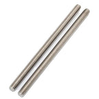 5/16"-18 Fully Threaded Rod Studs 2 Pack 5" Long Threaded Screw 304 Stainless Steel Right Hand Threads All Threaded Rod Studs for Anchor Bolts Clamps Hangers U-Bolts