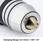 1/64"-1/2" BT40 CNC Integral EX-POWER Universal Chuck Holder, Titanium Jaws, One-piece